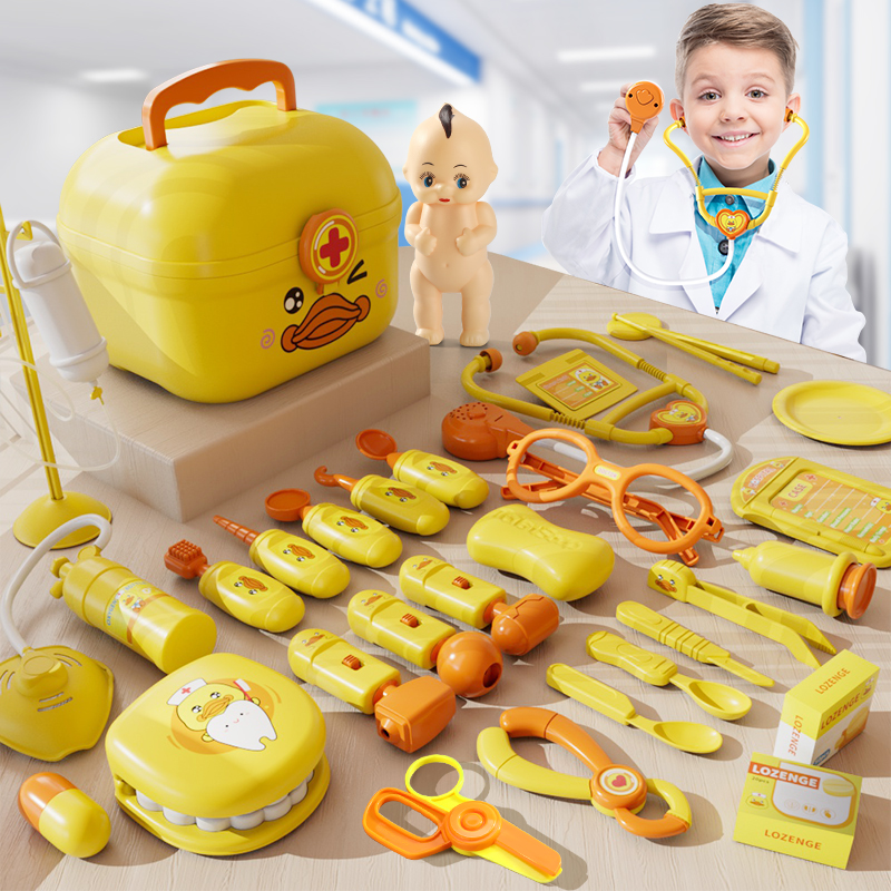 儿童医生玩具套装女孩过家家3到6岁听诊器扮演生日礼物2024年新款