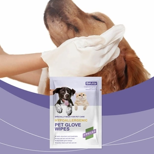 Cat Easy Cleaning Care Gloves Pet Wash Pouch Convenient Dog