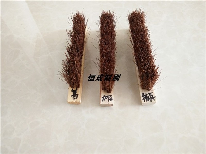 木工抛光打磨棕轮毛刷铝套配件棕刷风轮扫刷6寸12个一组178mm