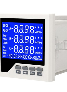 数显多功能电表AhCR110EL ACR120E ACR120EL三相多功能电力仪表