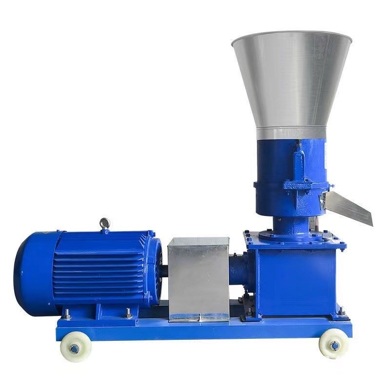 饲料颗粒机小型龙虾鱼鸡猪鸭鹅牛羊养殖饲料机耐用玉米秸秆造粒机