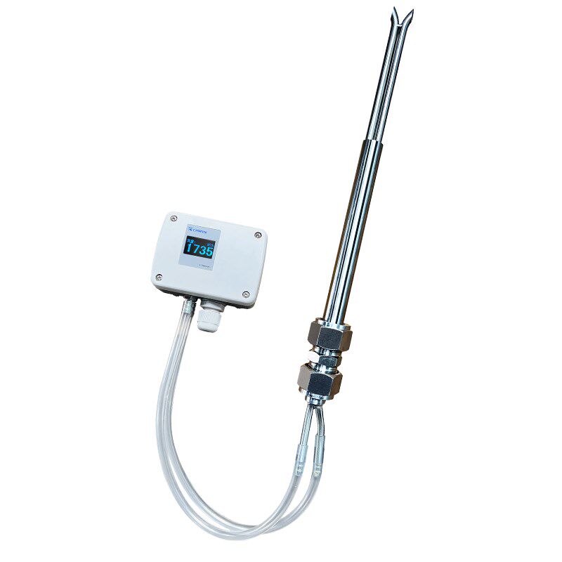 工厂直销 皮托管风速传感器变送器 高精度 耐高温 管道风速测量仪