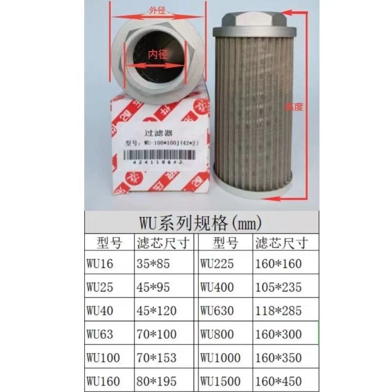 黎明液压油滤芯HX HBX HDX TFX FAX TZX2 FX -510 系列回油过滤器