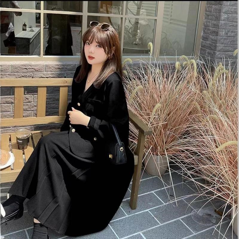 【大肥锐】胖MM2024秋季新款韩版OL气质小西服时尚显瘦半身裙套装