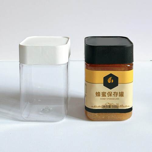 PET方形盖分WUH装坚蜂0蜜550g250g（F5701F果702）
