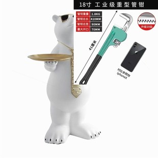 管钳多功能万用管子钳扳手快速两用大力钳五金工具水暖神器