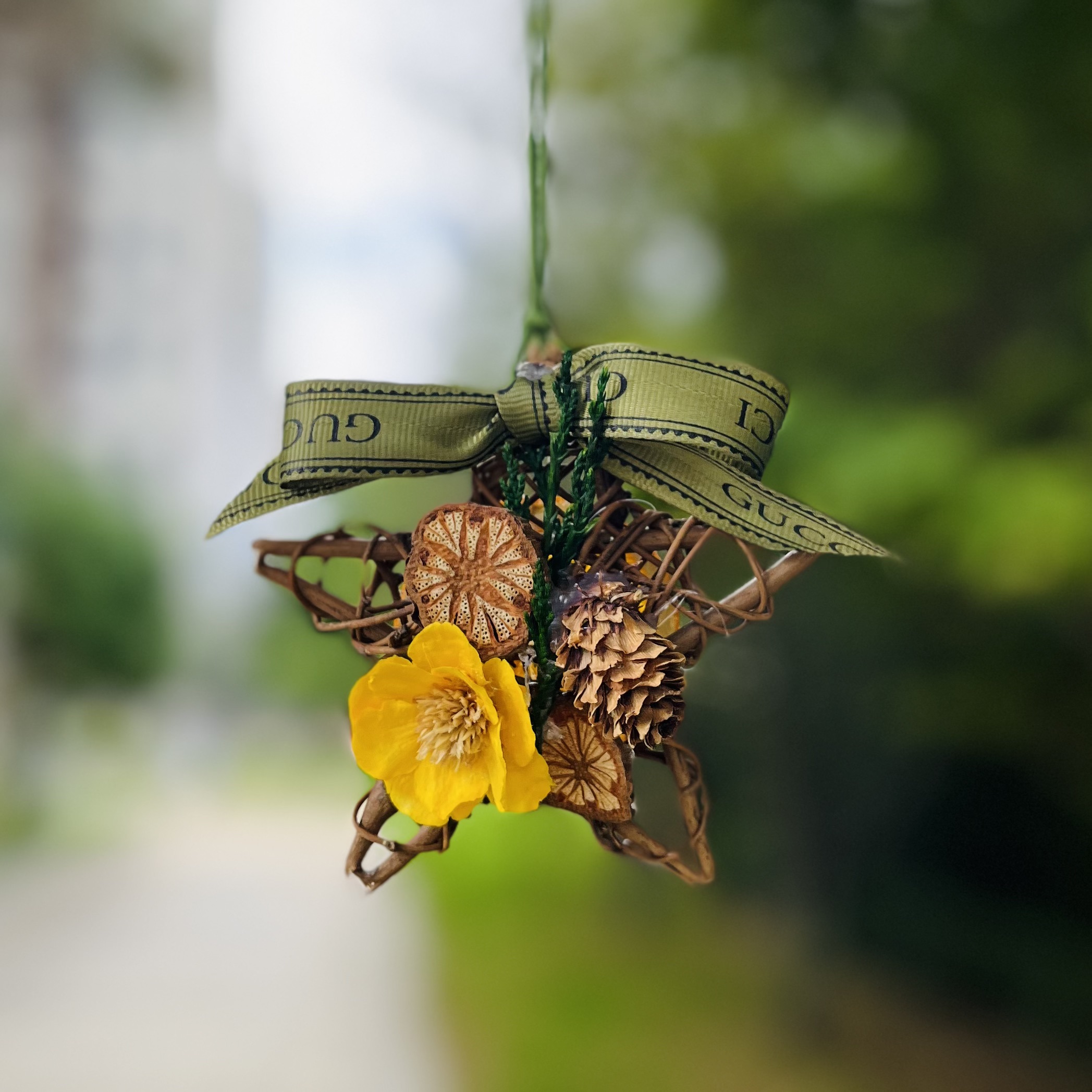 云南植物车载挂件天然手工车挂饰