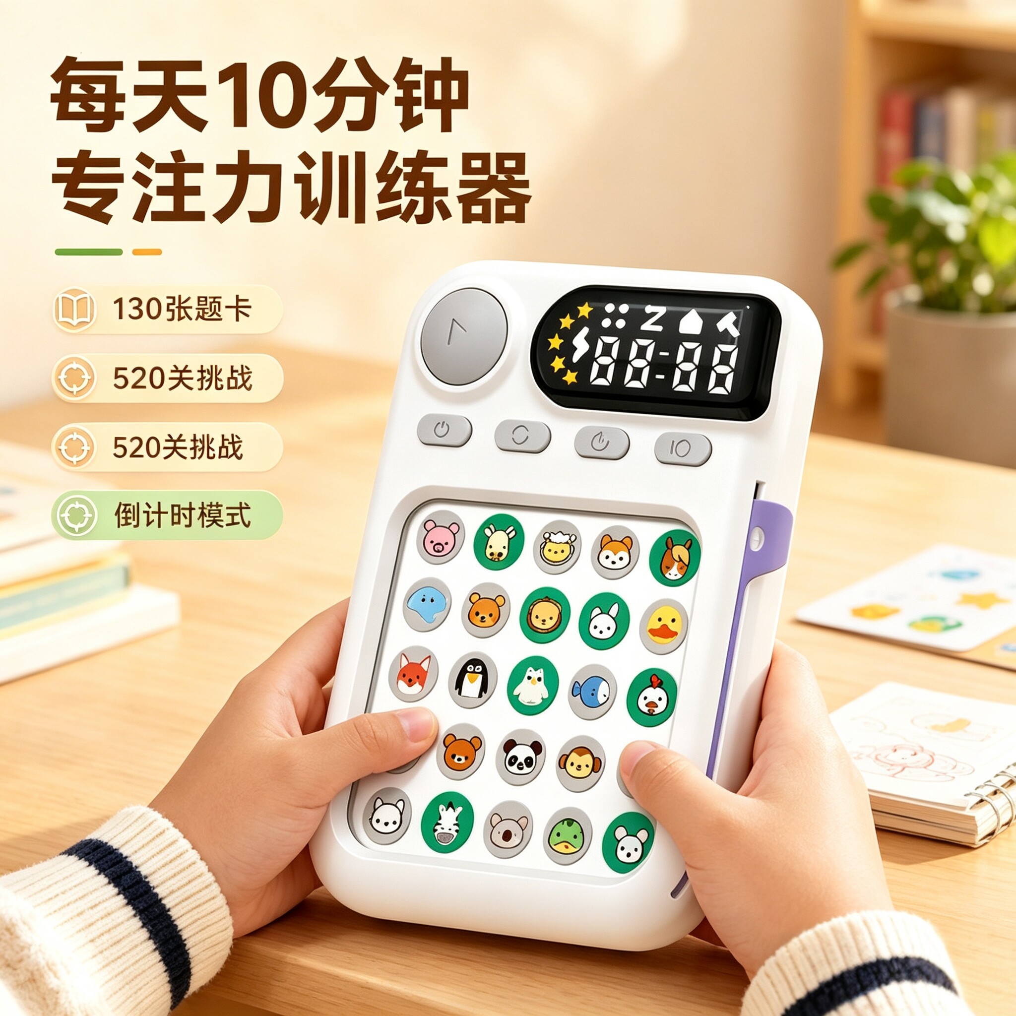 舒尔特方格儿童专注力训练器智能电子闯关游戏观察与反应能力提升