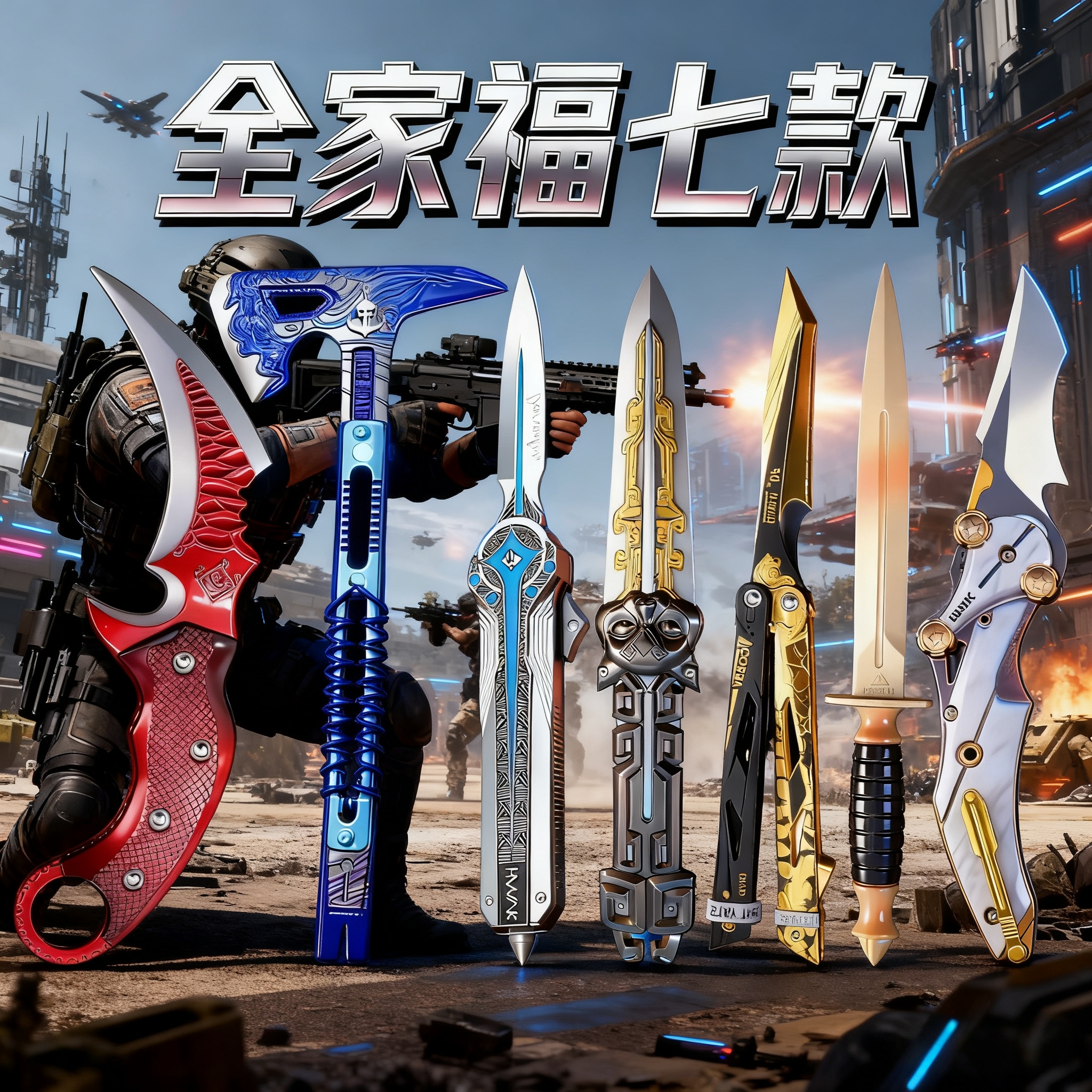 三角洲行动周边武器北极星赤枭模型套装金属质感游戏道具摆件礼物