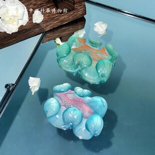 中国科举博物馆文创冰箱贴立体透明如鱼得水前程似锦南京伴手礼