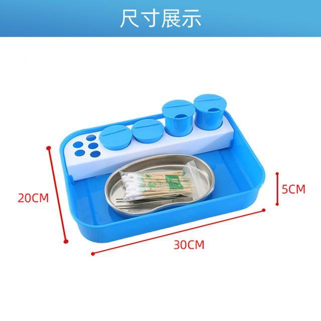 医用医院ABS加厚护理塑料托盘治疗盘方盘收纳盒输液酒精消毒换