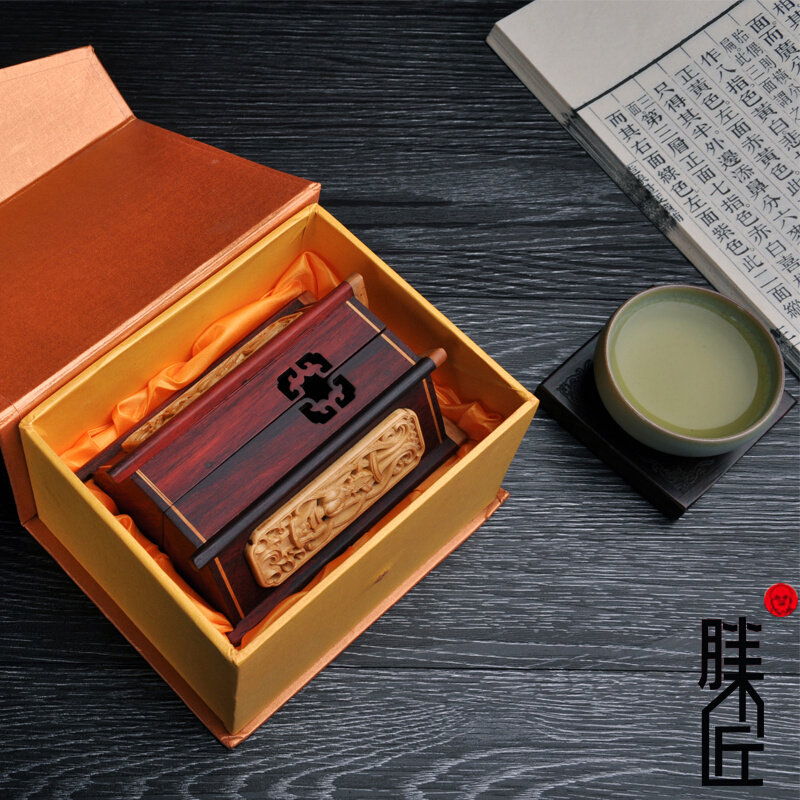 非洲小叶紫檀小佛龛小型带门随身迷你观音台供台实木镀金家用佛盒