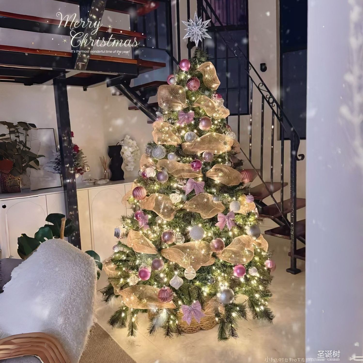 折叠圣诞树新款可伸缩