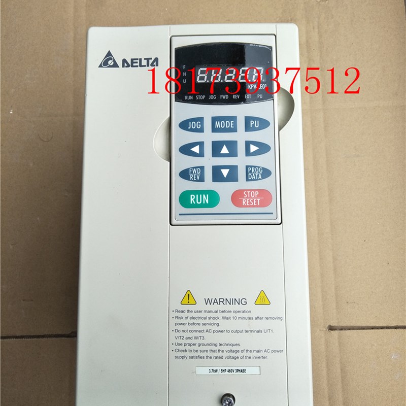 速发拆机台达变频器VFD07V4A- .7KW 80V 高频 雕刻机 包好