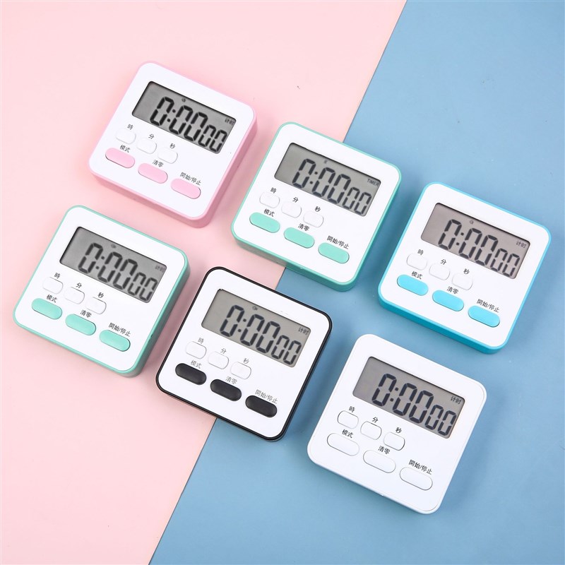 现货速发厨房定时器计时器时间管理电子闹钟秒表磁吸提醒器商用
