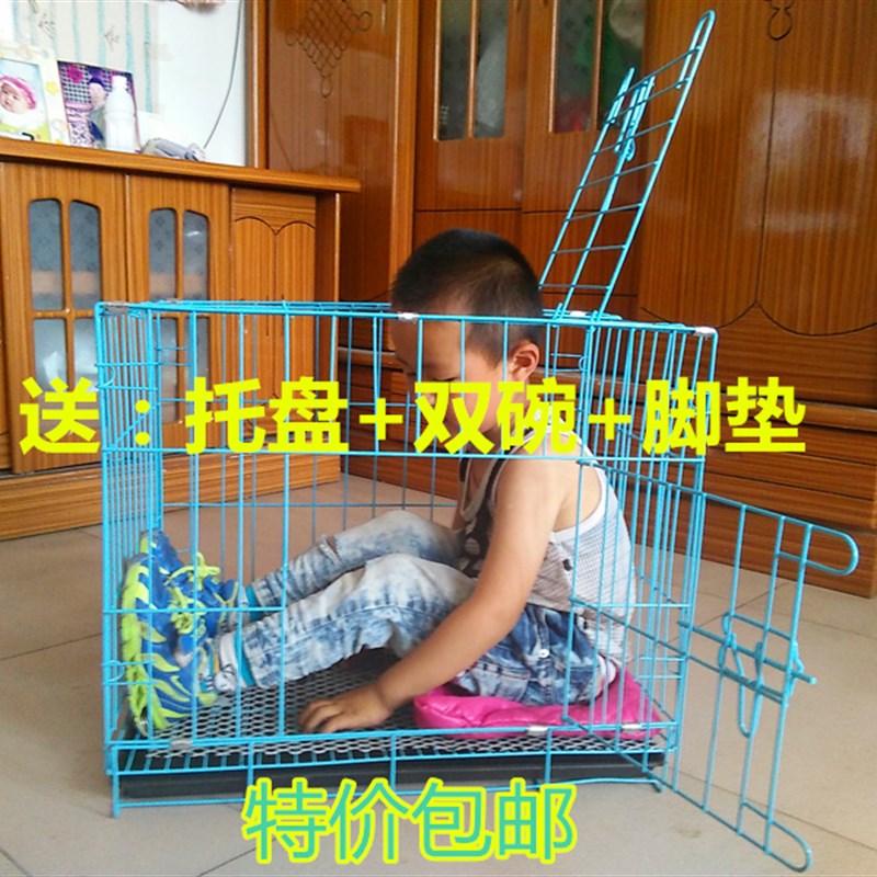 速发包邮狗笼子小型犬中型犬博迪铁笼鸡笼兔笼猫笼折叠狗丝笼