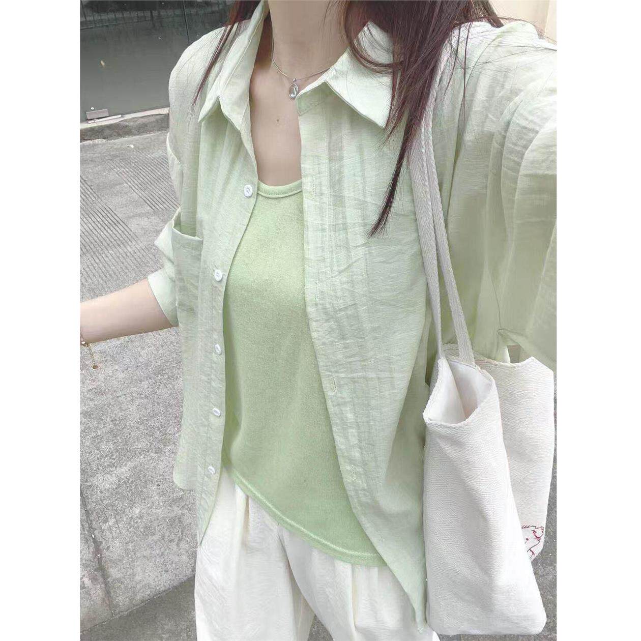 夏季新款轻薄透气防晒衬