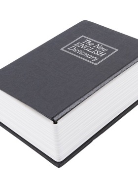 Children piggy bank mini book storage box lockable safe chil