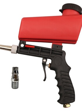Red Small Handheld Pneumatic Sandblasting Gun Portable Pneum