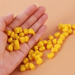 100 pieces of biomimetic corn kernels fishing soft bait fake