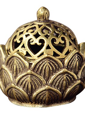 Home Decor Hollow Lotus Incense Burner Incense Offering Tea