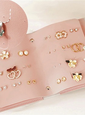 Earnail storage bag creative accessory earring storage book