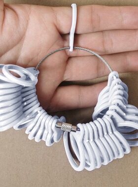 Plastic Port Ring Ring Jewelry Finger Size Measurement Tool