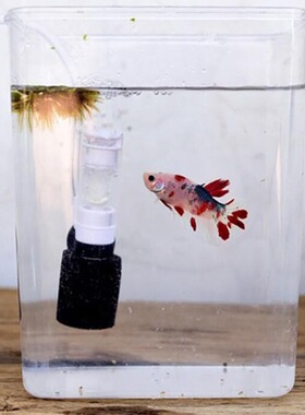 Small goldfish tank pneumatic toilet filter with three in on