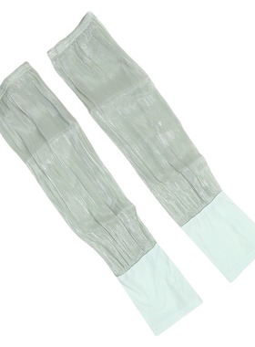 Flowing yarn sleeve gloves large size thin breathable sun re