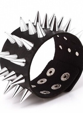 Punk cone-shaped long spikes rivets jewelry hand rings hip-h