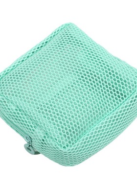 Macaron colored mesh makeup bag for women large capacity por
