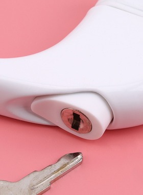 Modern minimalist white aluminum alloy lockable universal wi