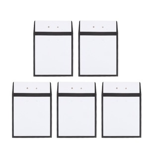 10pcs Simple Black and White Pink Bow Handbag Tie Silk Scarf