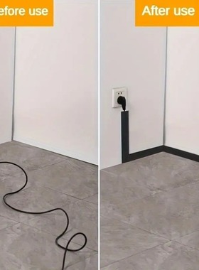 Wire fixing wall pasting ground network cable collection no