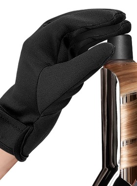 Five finger thick strap hair styling splint perm gloves heat