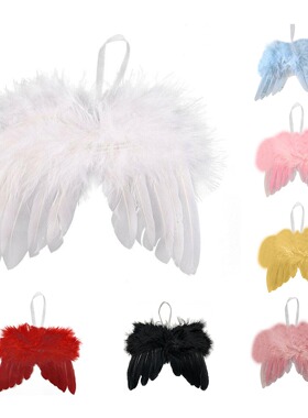 Christmas Angel Wings Children Photography Prop Feather Wing