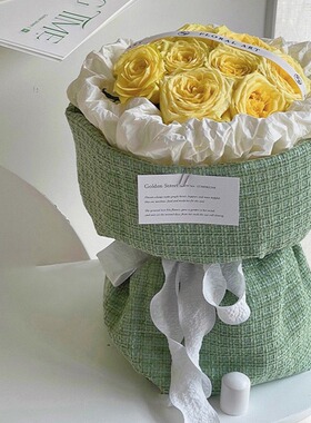 Lace pleated packaging cake flower bouquet ribbon gift box b
