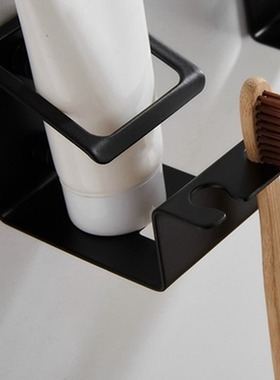 Stainless steel toothbrush holder toothpaste toothbrush cup