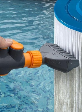 Pool cleaning filter cartridge cleaning brush handheld filte