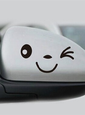 Car motorcycle electric bike sticker reverse mirror sticker