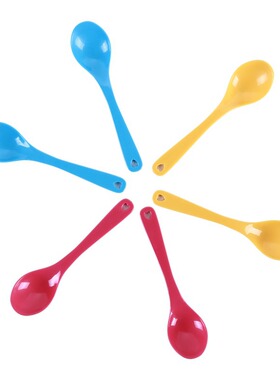 Random color 12 pack household small spoon colorful simple c