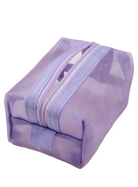 Mesh storage bag zero money bag headphone storage bag data c