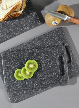 Black square imitation marble environmentally friendly cutti