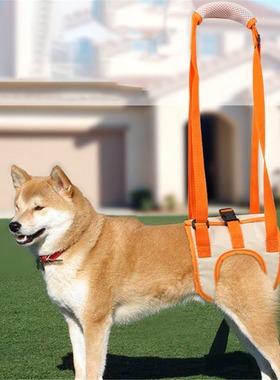 Pet assistance with traction strap for elderly disabled dogs