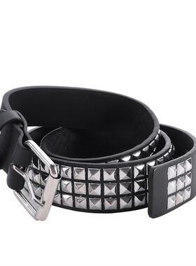 Pearl rivet belt metal retro belt men and women belt punk ha