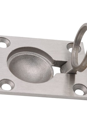 Invisible stainless steel large pull ring sliding door handl