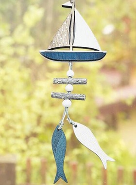 Sailing rudder decoration pendant small fish hanging pendant