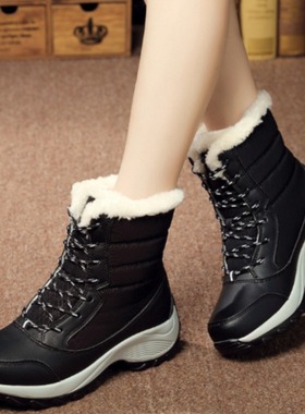 2024 Foreign Trade Outdoor Winter High top Women Shoes Stude