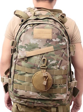 Round key coin bag tactical wallet pocket military accessory