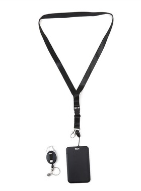 Single color card sleeve hanging rope solid color campus ID